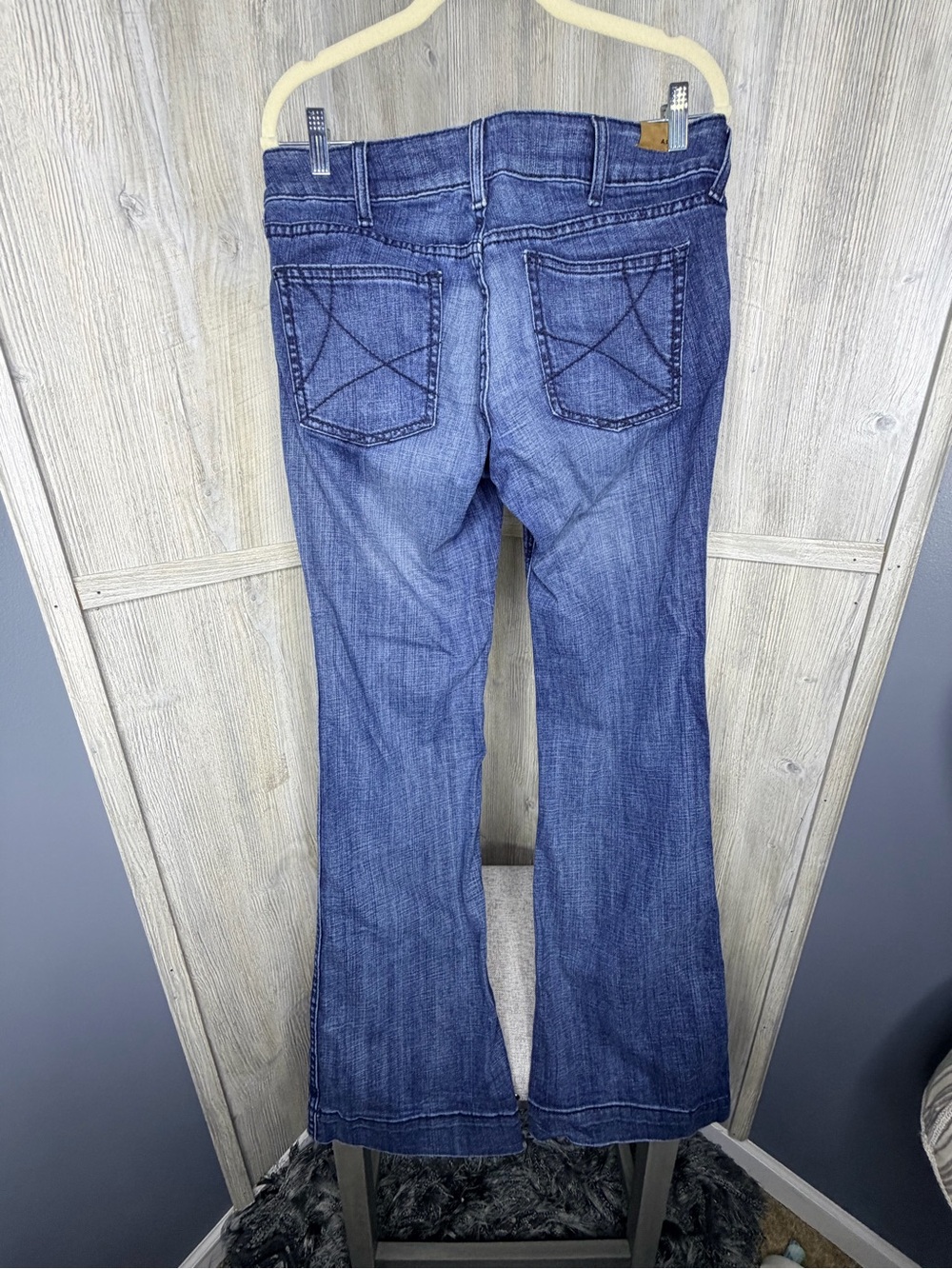 Ariat Ella Wide Leg Denim Trousers 30L - Picture 5 of 8